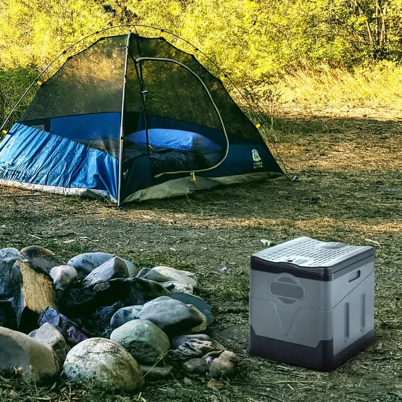 Portable Car Toilet with Integrated Waste Bin - Durable PP Material, Ideal for RVs, Outdoor Camping & Emergency Situations - Sleek Design with Ventilation Slits RV Toilets - Image 4