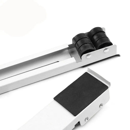 2PC White Furniture Lifter Heavy Roller Move Tool Set Moving Wheel Mover Sliders Kit - Image 4