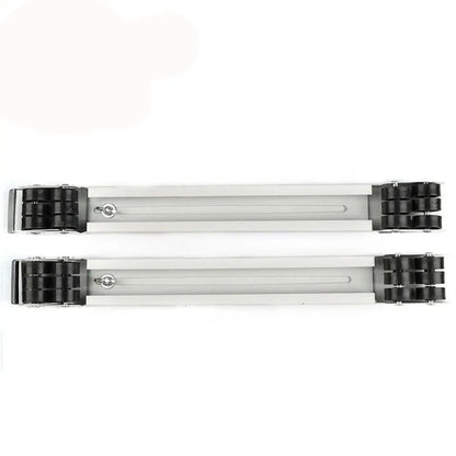 2PC Black+Lever Handle Furniture Lifter Heavy Roller Move Tool Set Moving Wheel Mover Sliders Kit - Image 4
