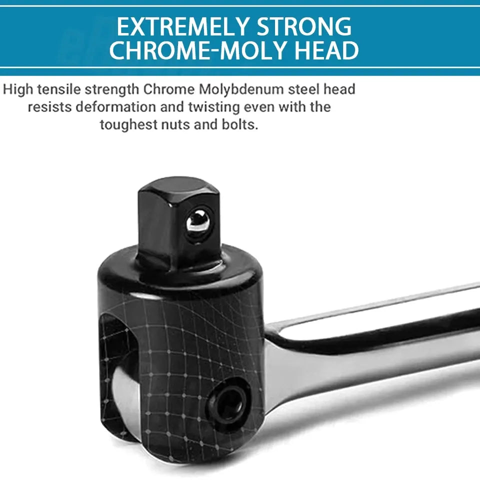 600MM 24" Breaker Bar Socket Heavy Duty 1/2" Drive Wrench Long Spanner - Image 7
