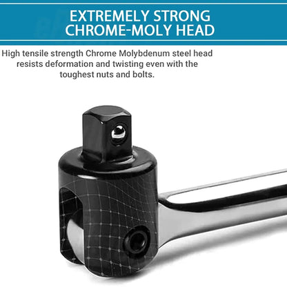 600MM 24" Breaker Bar Socket Heavy Duty 1/2" Drive Wrench Long Spanner - Image 7