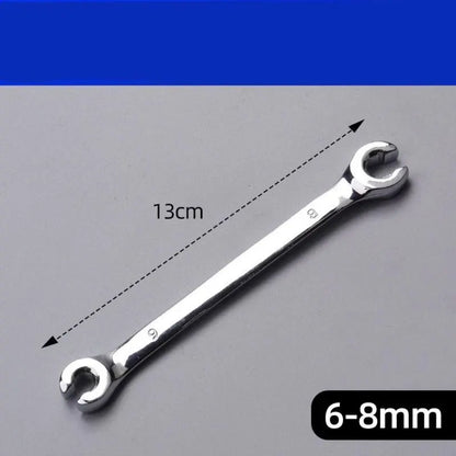 5Pcs Flare Nut Wrench Set Offset End Spanner Metric 6 8 9 10 11 12 13 14 15 17MM - Image 2
