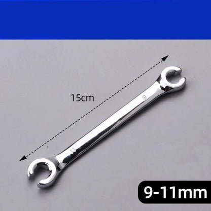 5Pcs Flare Nut Wrench Set Offset End Spanner Metric 6 8 9 10 11 12 13 14 15 17MM - Image 3
