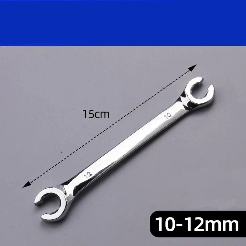 5Pcs Flare Nut Wrench Set Offset End Spanner Metric 6 8 9 10 11 12 13 14 15 17MM - Image 4