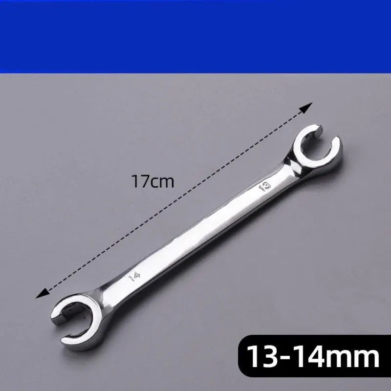 5Pcs Flare Nut Wrench Set Offset End Spanner Metric 6 8 9 10 11 12 13 14 15 17MM - Image 5
