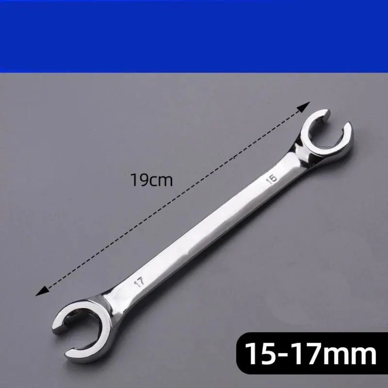 5Pcs Flare Nut Wrench Set Offset End Spanner Metric 6 8 9 10 11 12 13 14 15 17MM - Image 6