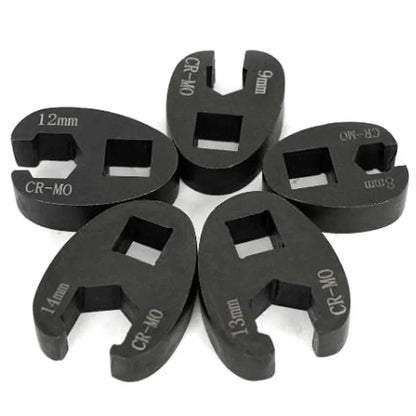 19pcs 3/8'' 1/2'' Flare Nut Crowfoot Crows foot Spanner Wrench Set Cr-Mo 8-32mm - Image 3