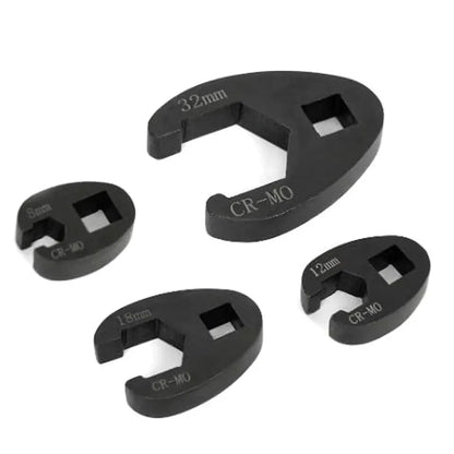19pcs 3/8'' 1/2'' Flare Nut Crowfoot Crows foot Spanner Wrench Set Cr-Mo 8-32mm - Image 4