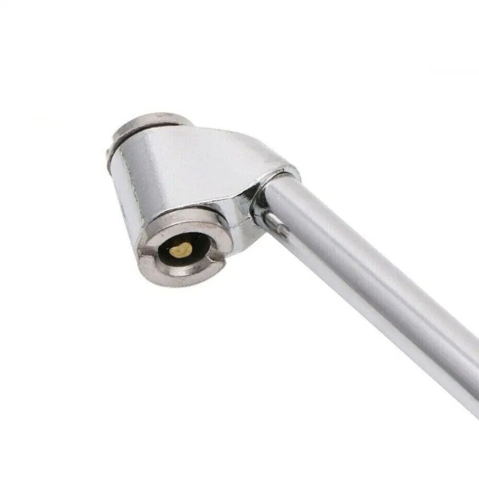 2X Car Truck Tire Inflator Valve Air Pump Chuck Nozzle Metal Dual-Head Connector - Image 4