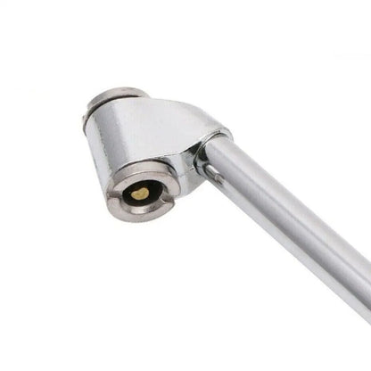 2X Car Truck Tire Inflator Valve Air Pump Chuck Nozzle Metal Dual-Head Connector - Image 4