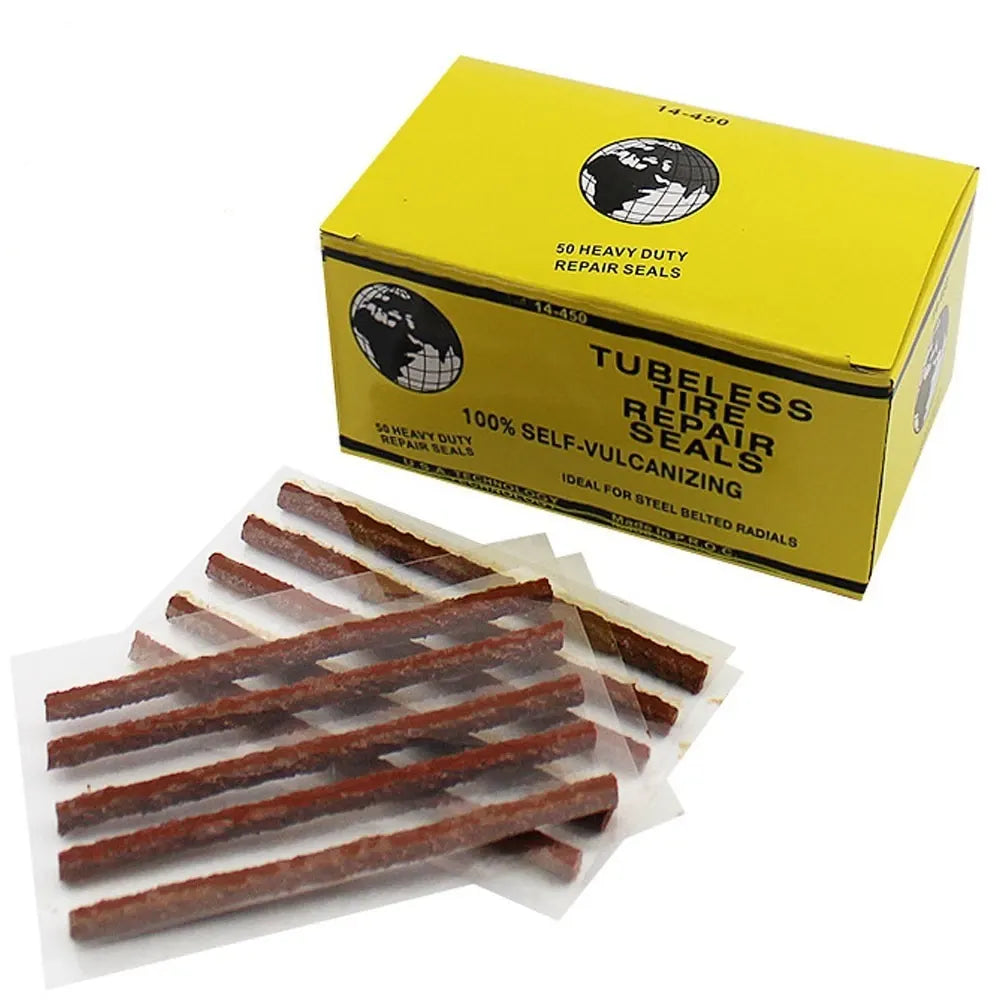 100PC Car Auto 4WD Tyre Tubeless Seal Plug Tire Puncture Repair Strings Strip