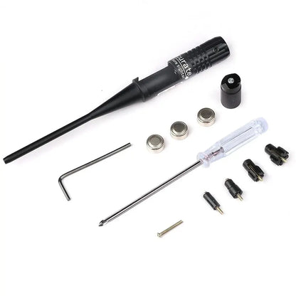 Laser Bore Sighter Boresighter Kit For .22 to .50 Caliber Scope w/ Battery Tool - Image 2