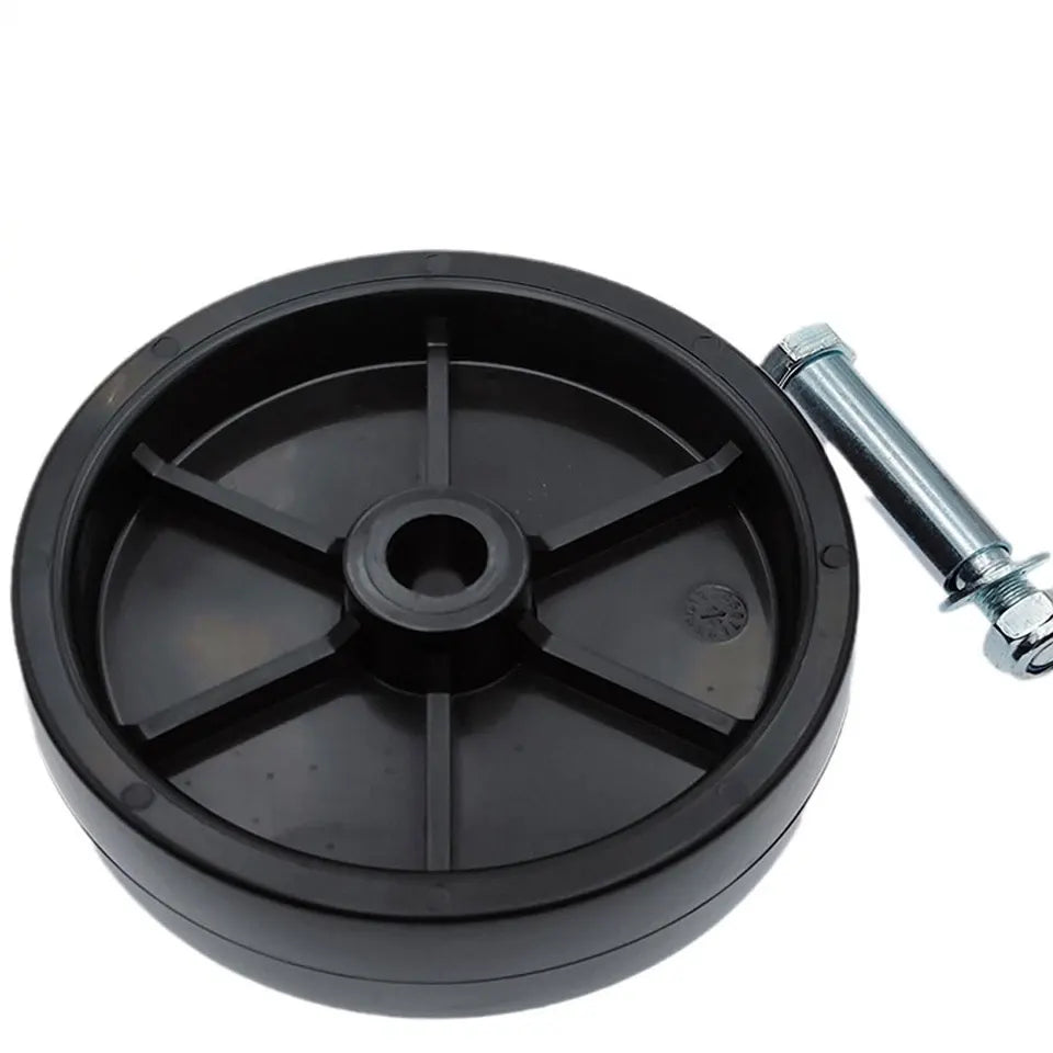 6 Inch 150MM Jockey Wheel Solid Rubber Wheel Replacement With Plastic Core - Image 2
