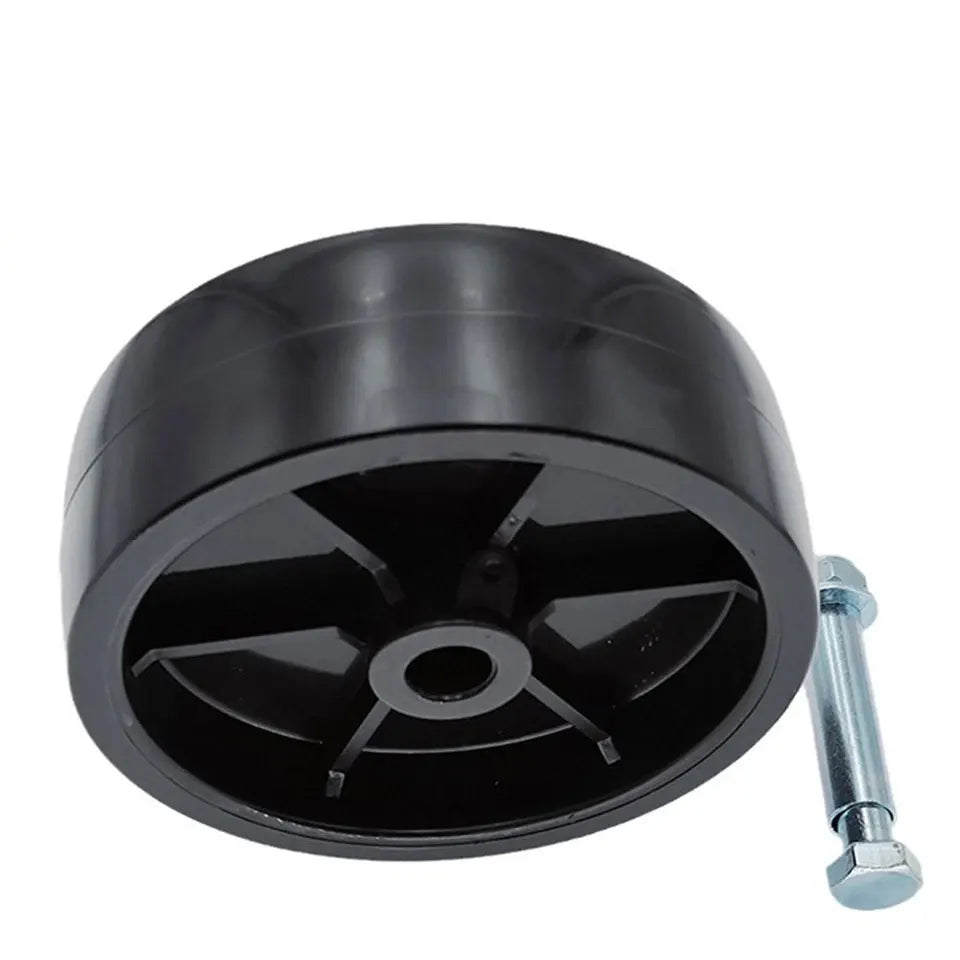 6 Inch 150MM Jockey Wheel Solid Rubber Wheel Replacement With Plastic Core - Image 3