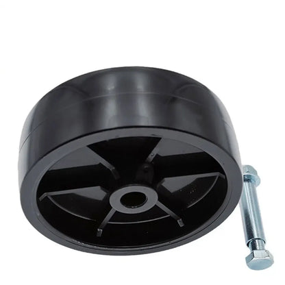 6 Inch 150MM Jockey Wheel Solid Rubber Wheel Replacement With Plastic Core - Image 3
