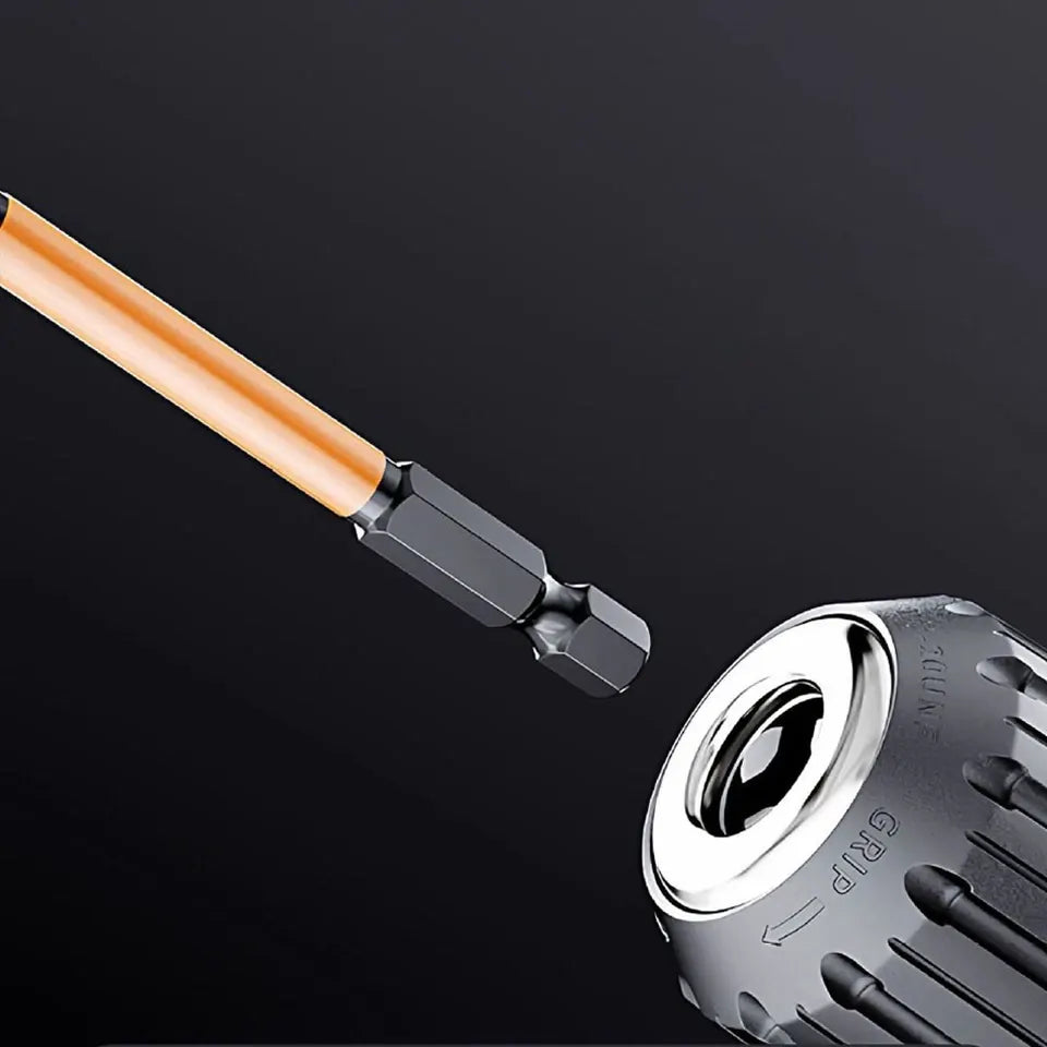13Pc Magnetic Torx Screwdriver Bit Set 100mm Long Torque Sleeve T5-T40 - Image 4