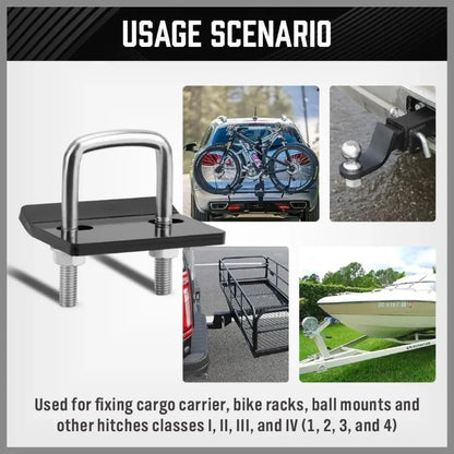 Anti-Rattle Stabilizer Hitch Tightener Bracket Tongue Tow Bar Caravan Trailer - Image 5