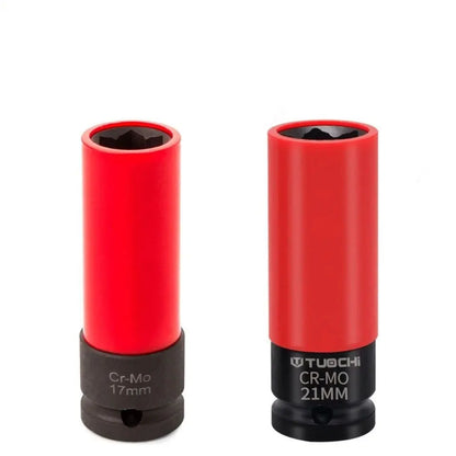 17/21MM Flower Profile Wheel Lug Deep Socket Mercedes-Benz Convex Head Remover