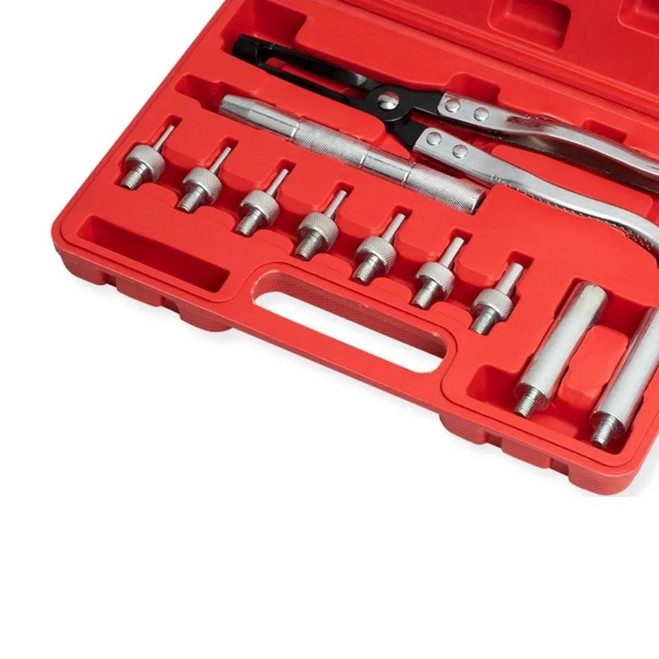 11PC Valve Stem Seal Pliers Remover Installer Cylinder Oil Seal Automotive Tool - Image 2