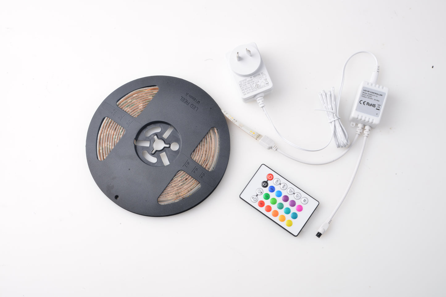 RGB+CCT LED Strip 24W/roll  785LM/roll  Remote control (20PCS) - Image 6