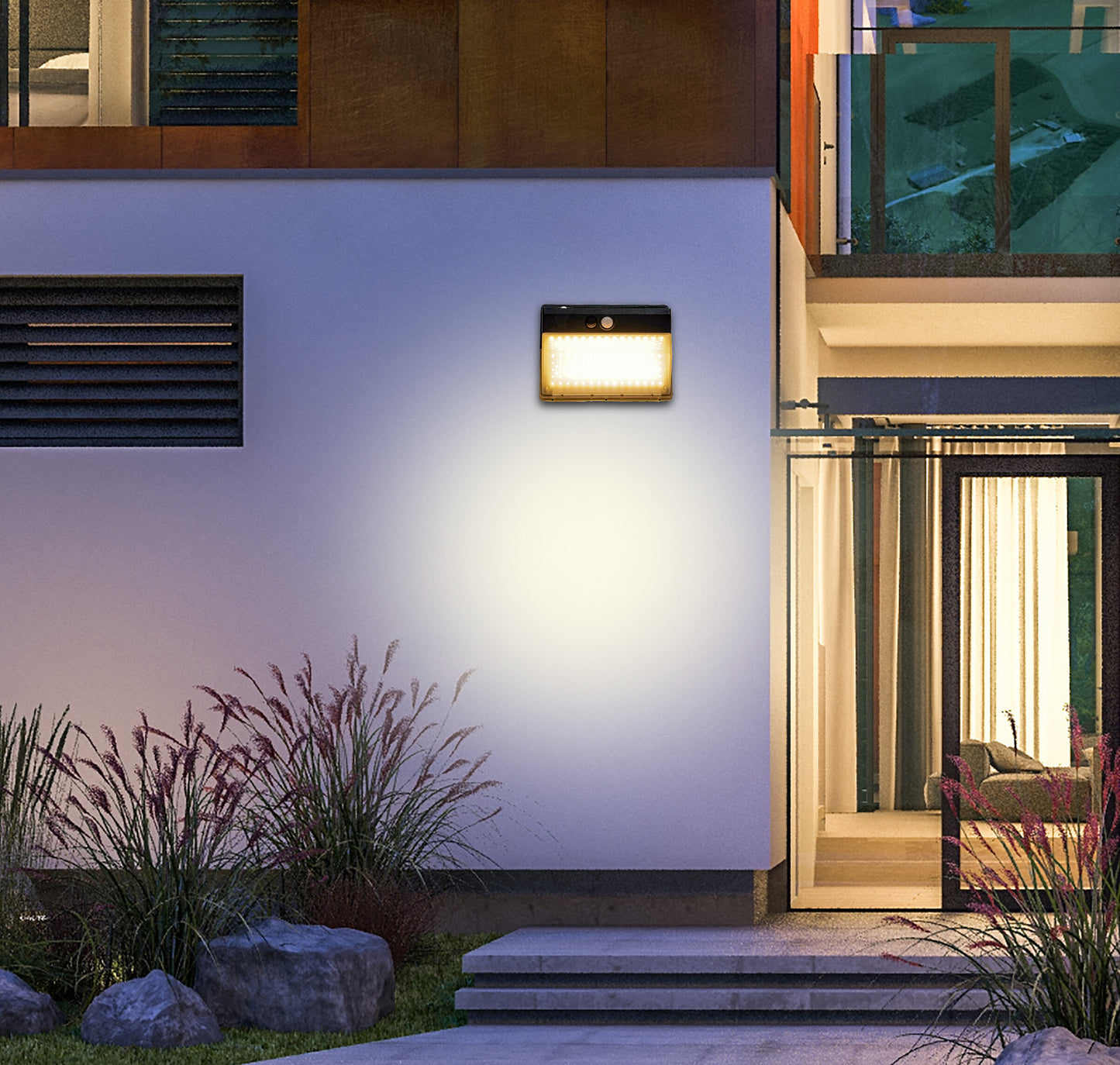 Solar Led Wall Light With Sensor 6W 600LM (60PCS) - Image 2