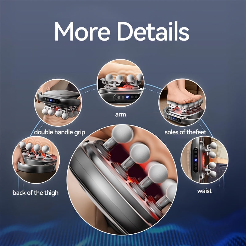9 Massage Modes 30 Intensity Levels High Power Deep Tissue Massager Muscle Awakening Relaxation and Recovery Portable Muscle Gun for Fitness - Image 5