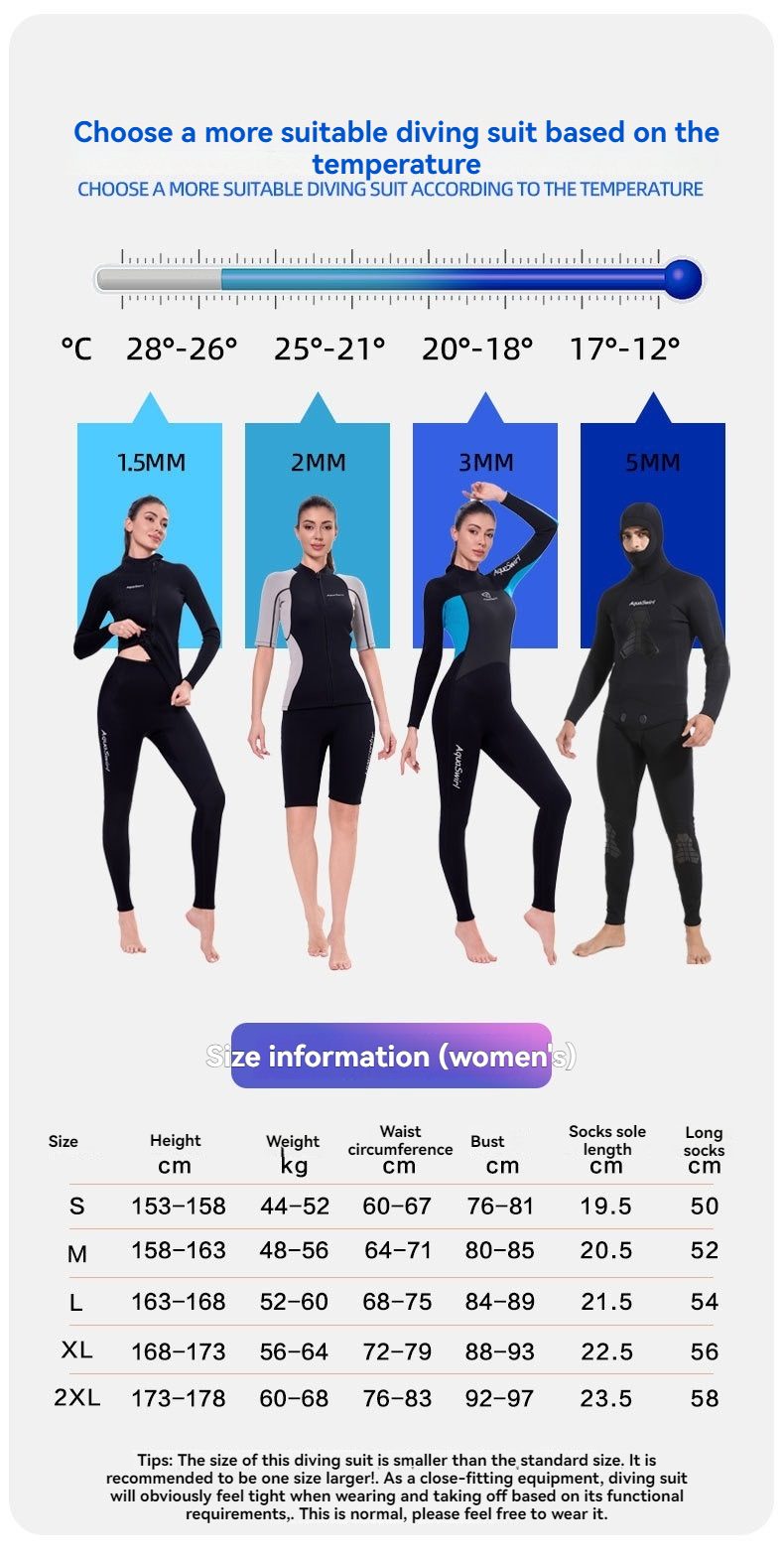 2MM jellyfish suit diving wet clothes jellyfish suit snorkeling swimsuit super elastic skin-friendly 2-piece jumpsuit+stockings - Image 3
