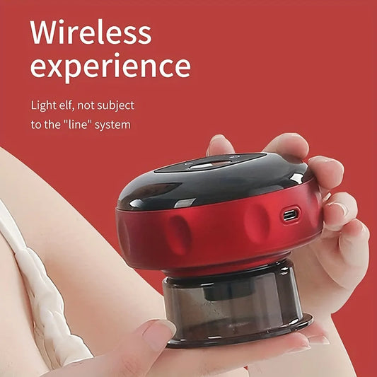 Smart Breathing Therapy Device: Dual-Mode, Switch Between Scraping and Inflation at Will（RED）