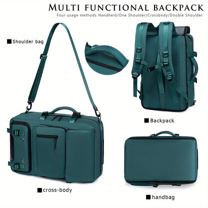 18.1-inch Easy-Travel Bag (46×30×16 cm): Four carrying modes in one bag, with independent shoe compartment and freely switchable hidden shoulder straps.(light purple） - Image 6