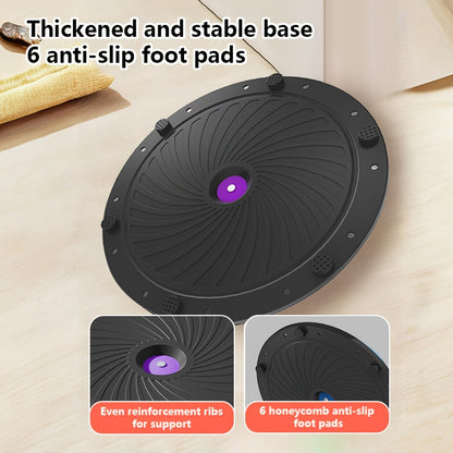 Hemisphere Trainer – Portable Inflatable Balance Trainer, specifically designed for core training, yoga, rehabilitation, and Pilates, equipped with a stable base. Suitable for home gyms, fitness centers, and physical conditioning.（GREY） - Image 9