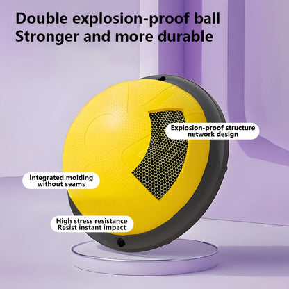 Hemisphere Trainer – Portable Inflatable Balance Trainer, specifically designed for core training, yoga, rehabilitation, and Pilates, equipped with a stable base. Suitable for home gyms, fitness centers, and physical conditioning.（PURPLE） - Image 2
