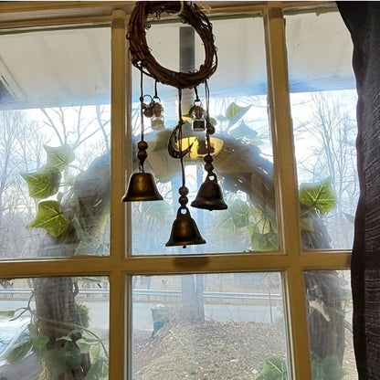 Bell Door Handle Protector Pendant, Vine-style Wind Chime, Witch Prayer Crystal Wind Chime, Home Decor - Image 4