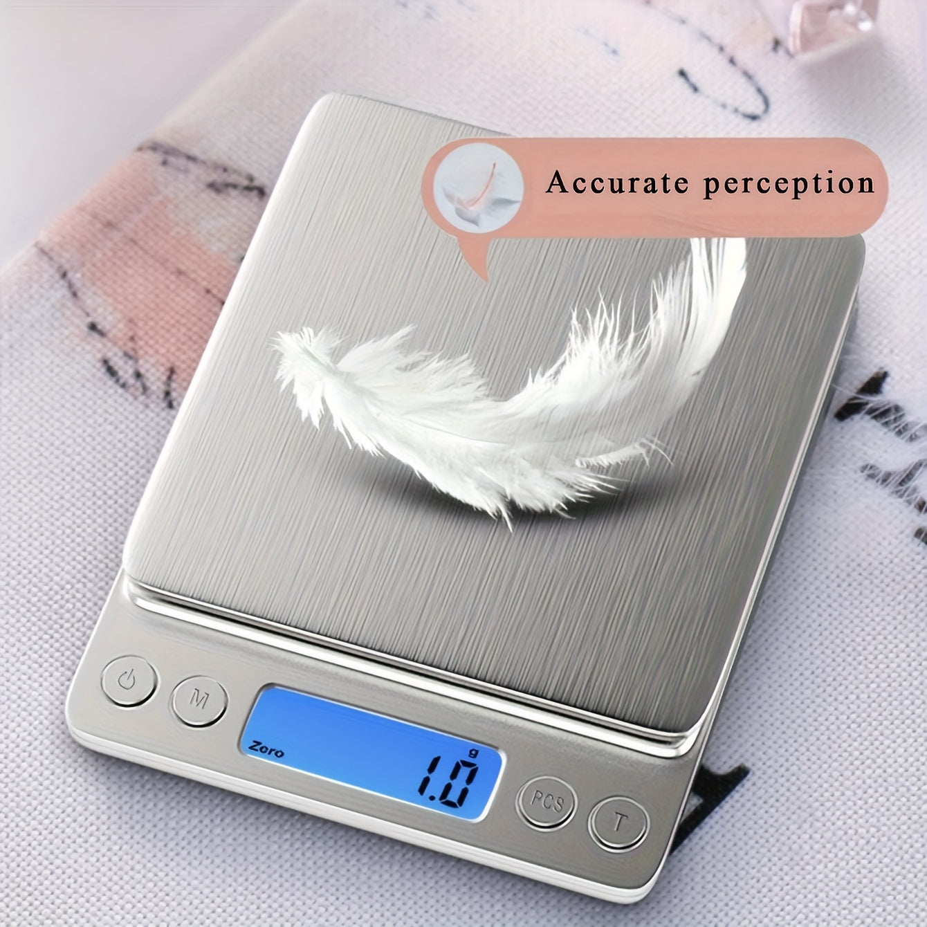 Food Scale, Kitchen Scale — Digital Weight Display in Grams and Ounces, High-Precision Electronic Scale.3000G/0.1G - Image 4
