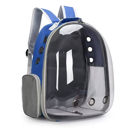 BLACK Replacement Transparent Pet Backpack with Zipper Closure - Heavy-Duty Structure, Ventilated and Padded Lining - Portable Travel Carrier for Cats, Small Dogs, Airplanes, Trains, Cars - Safe and Comfortable Carrier Backpack for Busy Pet Owners - Ideal - Image 8