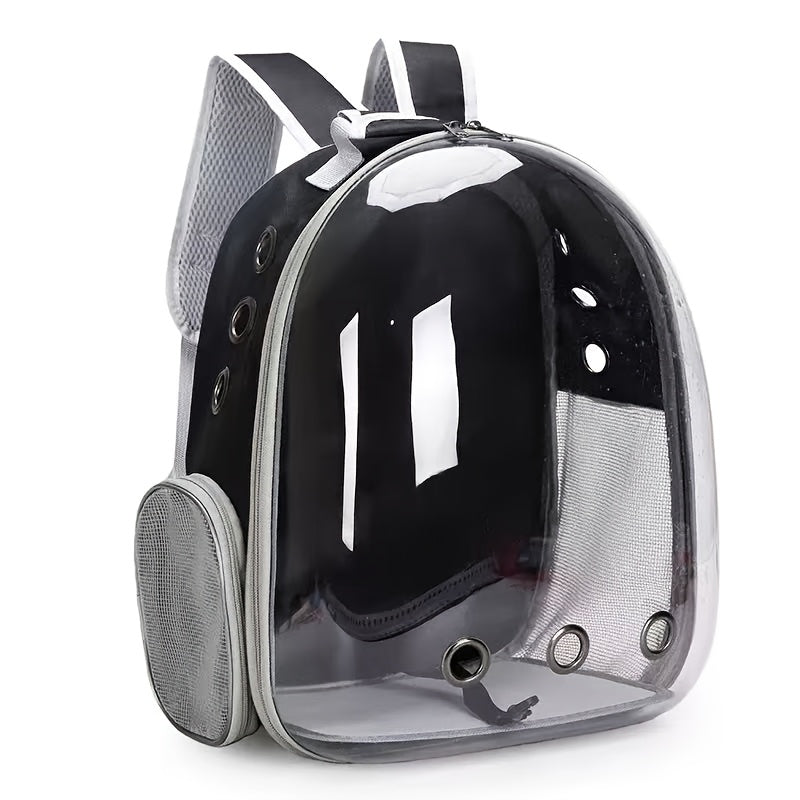 (GREEN)Replacement Transparent Pet Backpack with Zipper Closure - Heavy-Duty Structure, Ventilated and Padded Lining - Portable Travel Carrier for Cats, Small Dogs, Airplanes, Trains, Cars - Safe and Comfortable Carrier Backpack for Busy Pet Owners - Idea - Image 8