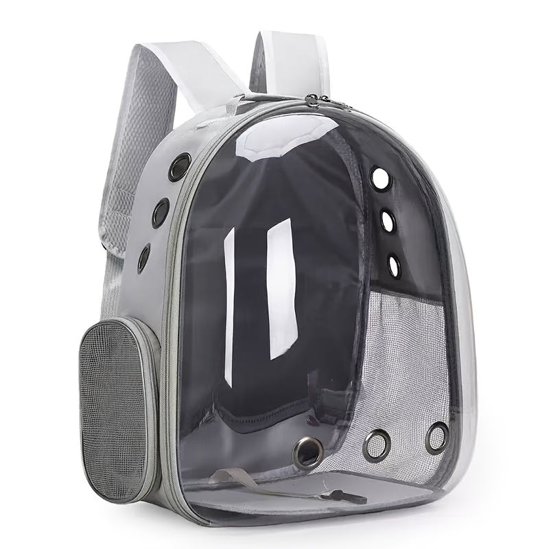(GREEN)Replacement Transparent Pet Backpack with Zipper Closure - Heavy-Duty Structure, Ventilated and Padded Lining - Portable Travel Carrier for Cats, Small Dogs, Airplanes, Trains, Cars - Safe and Comfortable Carrier Backpack for Busy Pet Owners - Idea - Image 9