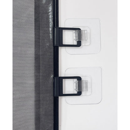 Expandable Pet Fence, made of PVC mesh material, easy to install, suitable for small dogs, cats, and various pets. No-drilling design effectively prevents pets from escaping, making it an ideal choice for stairs, corridors, and doorways.  （BLACK） - Image 5