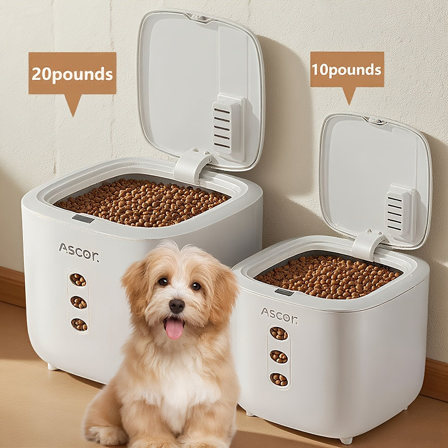 10LB Sealed Pet Food Storage Container | Heavy-Duty Square PP Dispenser with Flip Lid, Easy to Clean, Suitable for Kitchen Pantry - Image 6