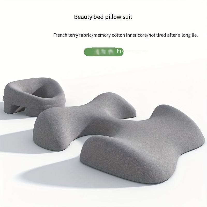 Comfort Zoning, No Fatigue—Ergonomic Beauty Bed Pillow Set（dark gray） - Image 8
