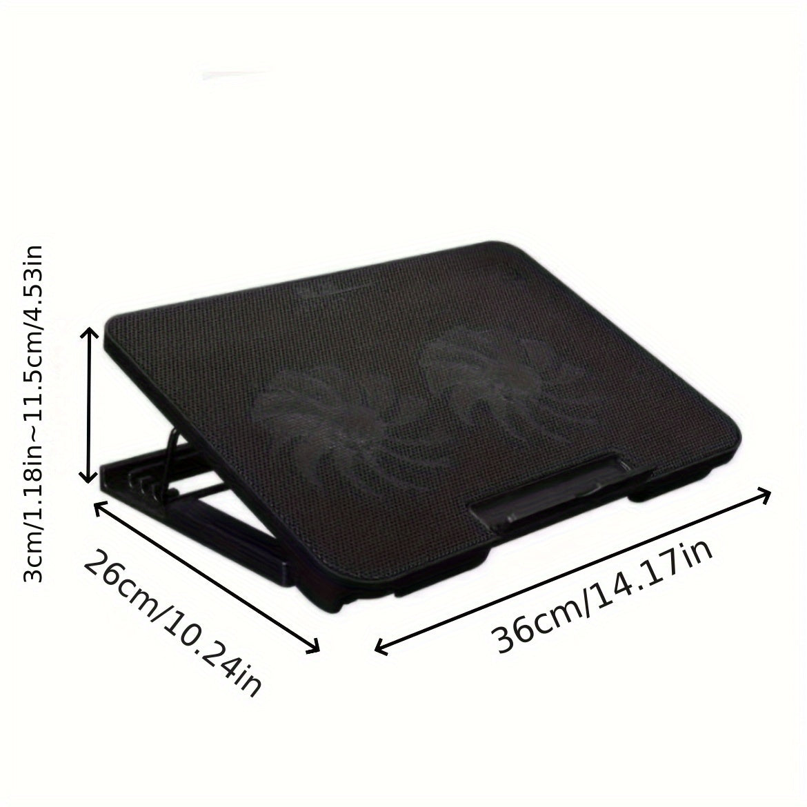 **Fully Compatible Laptop Stand｜Dual-Fan Cooling + Ergonomic Angle Adjustment, All-in-One Portable Design for Work, Gaming, and Entertainment** - Image 3