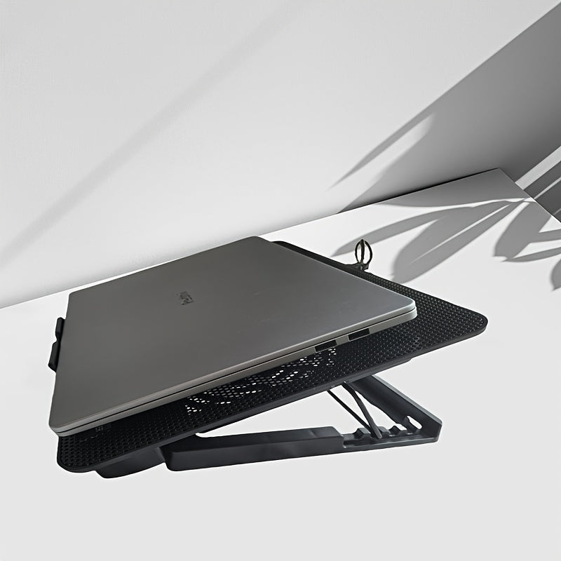 **Fully Compatible Laptop Stand｜Dual-Fan Cooling + Ergonomic Angle Adjustment, All-in-One Portable Design for Work, Gaming, and Entertainment** - Image 4