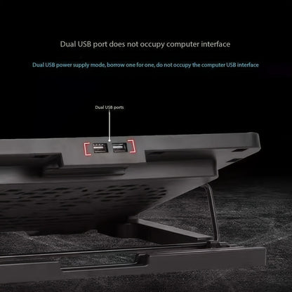**Fully Compatible Laptop Stand｜Dual-Fan Cooling + Ergonomic Angle Adjustment, All-in-One Portable Design for Work, Gaming, and Entertainment** - Image 8