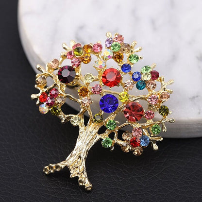 "Everlasting Growth" Tree Crystal Brooch: Carving Eternal Life with Sparkling Branches, Infusing Daily Wear with the Poetic Guarding Power of Nature - Image 5