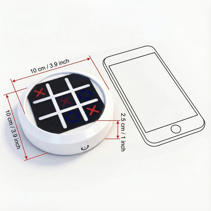 4-in-1 Electronic Tic Tac Toe Game: AI Battle, Two-Player Mode, Memory & Speed Challenge | Handheld Portable Game Console, Suitable for Both Kids and Adults (Batteries Not Included)（green） - Image 9