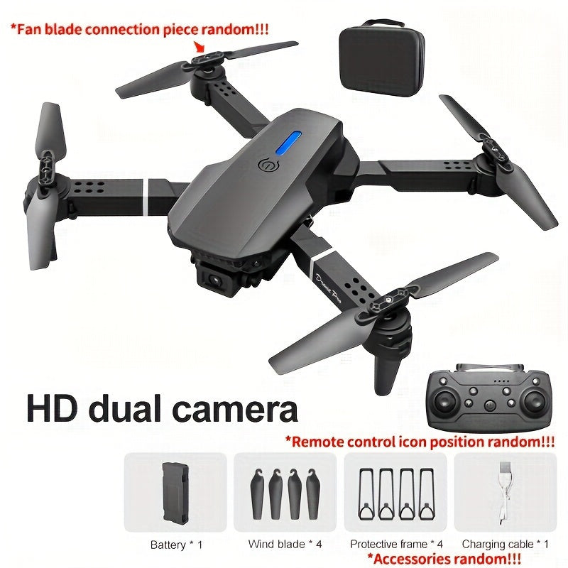 **E88 PRO All-in-One Gesture-Controlled Aerial Drone | Dual Adjustable HD Cameras + 3-Speed Wind Resistance + Touch-Free Operation, Smart Tracking with One-Click Editing, Perfect for Beginners and Outdoor Creativity** - Image 6