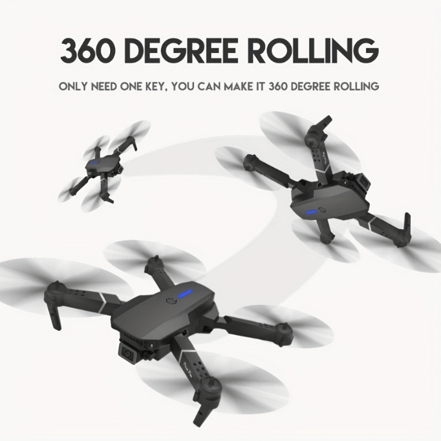 **E88 PRO All-in-One Gesture-Controlled Aerial Drone | Dual Adjustable HD Cameras + 3-Speed Wind Resistance + Touch-Free Operation, Smart Tracking with One-Click Editing, Perfect for Beginners and Outdoor Creativity** - Image 7