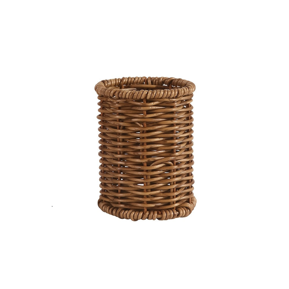**Japanese Tableware Storage and Drying Basket: Slip-Resistant and Mold-Proof Bottom, Dual Use for Dining and Kitchen, a Simple and Tidy New Storage Choice** - Image 3