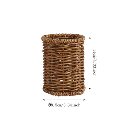 **Japanese Tableware Storage and Drying Basket: Slip-Resistant and Mold-Proof Bottom, Dual Use for Dining and Kitchen, a Simple and Tidy New Storage Choice** - Image 5