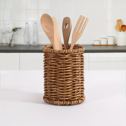 **Japanese Tableware Storage and Drying Basket: Slip-Resistant and Mold-Proof Bottom, Dual Use for Dining and Kitchen, a Simple and Tidy New Storage Choice** - Image 6