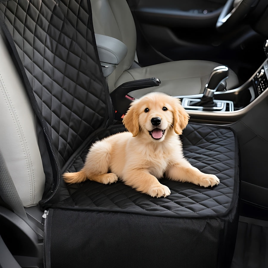 Dog Car Seat - Car Pet Travel Carrier, Durable Fabric, Adjustable Straps, Suitable for Long Drives, Essential for Safe Dog Travel, Ideal for Small to Medium-Sized Dogs - Image 2